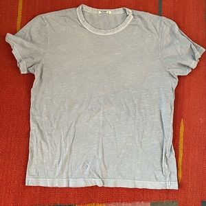 Buck Mason Gray Burnout Straight Hem Pima Medium T Shirt